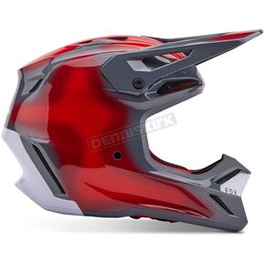 Grey/Red V3 Volatile Helmet
