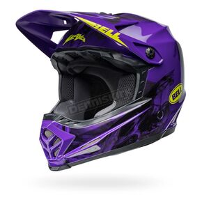 Youth Gloss Purple/Yellow Moto-9 Mips Slayco 24 Helmet