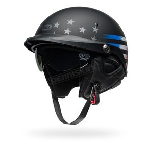 Matte Black/Red Pit Boss Banner Helmet