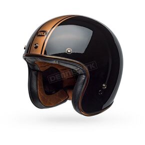 Gloss Black/Bronze Custom 500 Rally Helmet