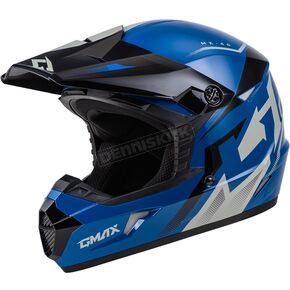Blue/Black/Gray MX-46 Compound Helmet