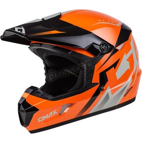 Youth Orange/Black/Gray MX-46Y Compound Helmet