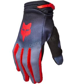 Youth Grey/Red 180 Interfere Gloves