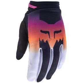 Womens Black/Pink 180 Flora Gloves