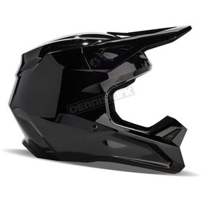 Black V1 Solid Helmet