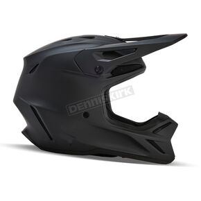 Matte Black V3 Solid Helmet