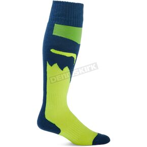 Blue/Yellow 180 Flora Socks
