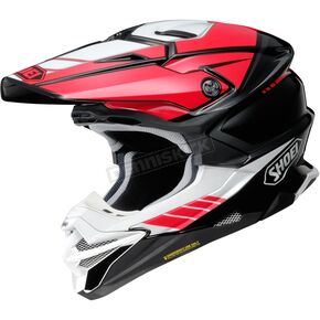 Black/Red/White VFX-EVO Jammer TC-1 Helmet