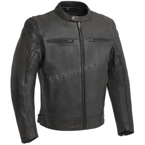 Black Top Performer Leather Jacket