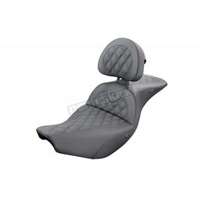Roadsoft Lattice Stitch Heated Seat w/Drivers Backrest