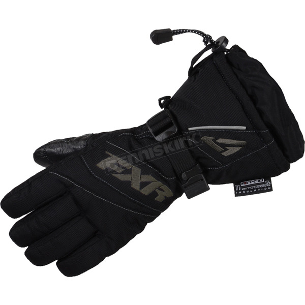 Womens Black/Charcoal Fusion Gloves