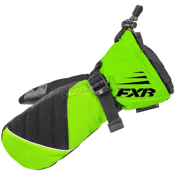 Youth Lime Helix Race Mitts