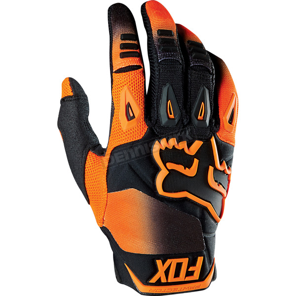 Orange Pawtector Race Gloves