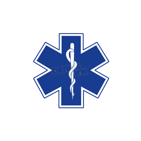 EMS Star of Life Motorcycle Flag