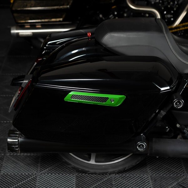 Green Anodized Saddlebag Latch Covers 600pix