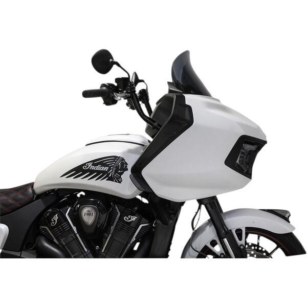 11 in. Dark Smoke  Flare Windshield 600pix