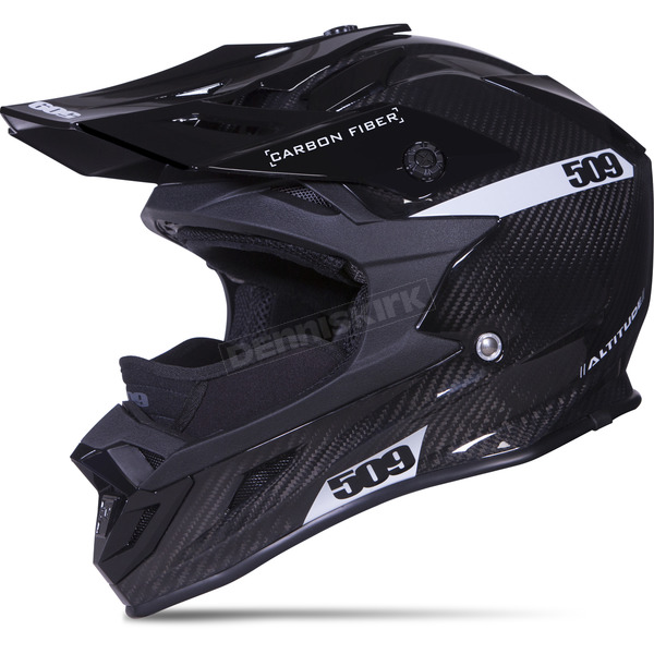 Black Altitude Carbon Fiber Helmet
