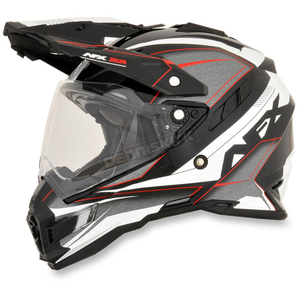 Red FX-41DS Dual Sport Eiger Helmet