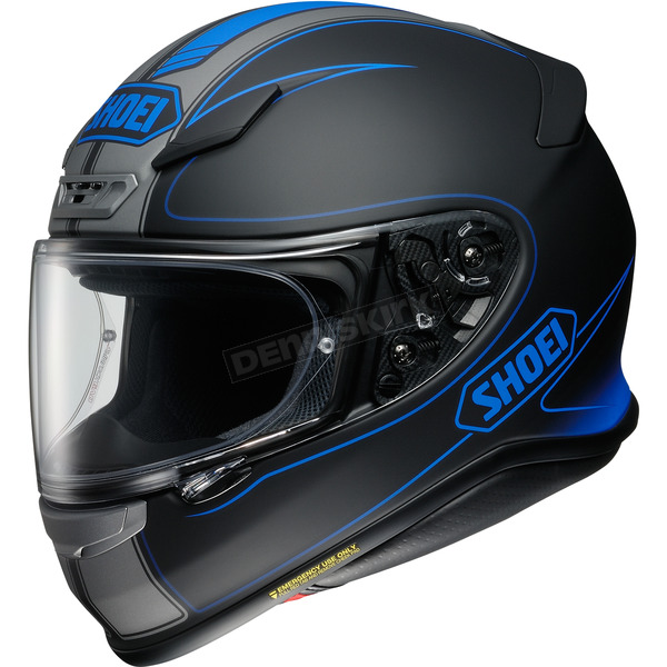 Matte Black/Hi-Viz Blue RF-1200 Flagger TC-2 Helmet