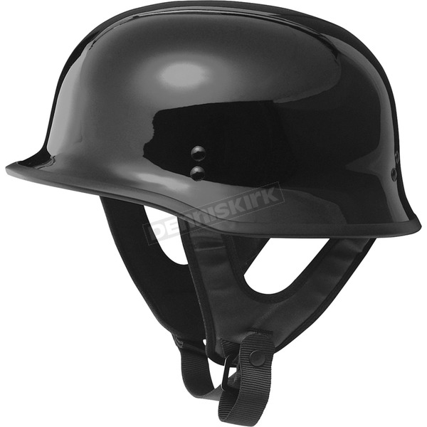 Gloss Black 9mm German Beanie Helmet