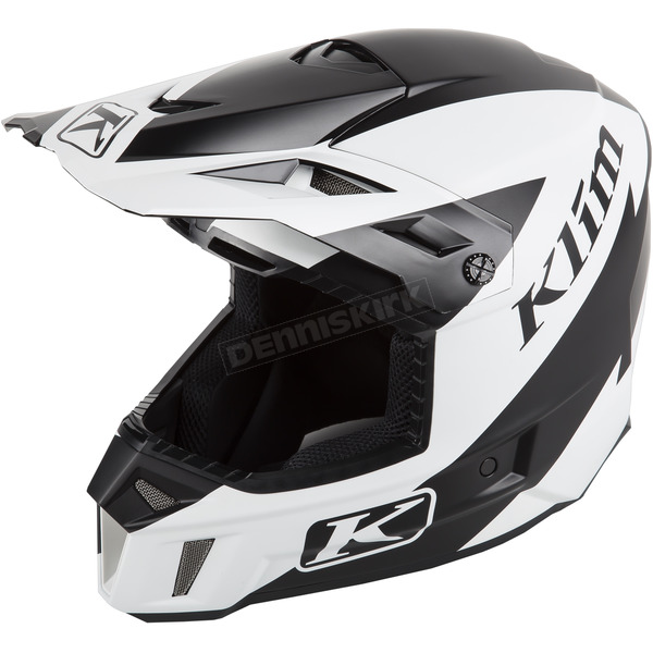 Non-Current Black/White Chaos F3 Helmet