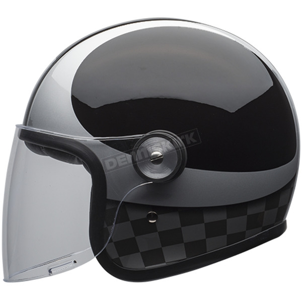 Black/Silver Riot Checks Helmet