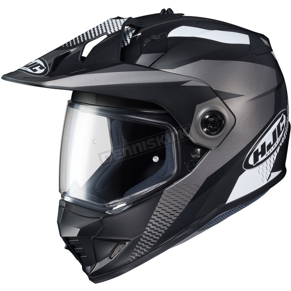 Semi-Flat Black/Gray DS-X1 Awing MC-5SF Helmet