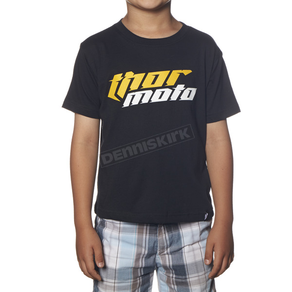 Toddler Black Total Moto T-Shirt
