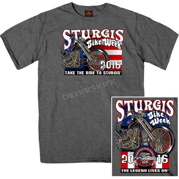 Dark Grey Sturgis King and Queen T-Shirt