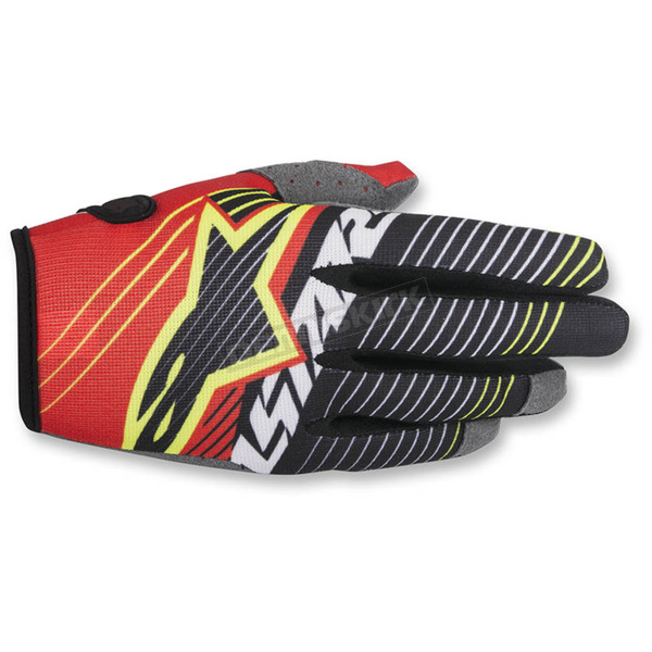 Red/White/BlackRadar Tracker Gloves