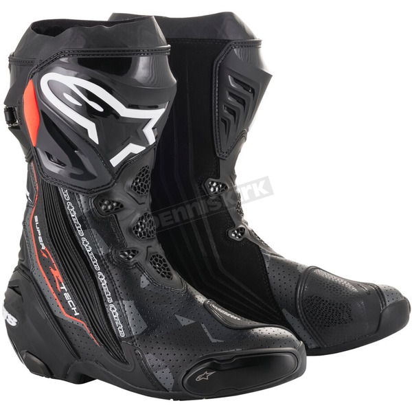 Black/Grey/Red Supertech R Boots