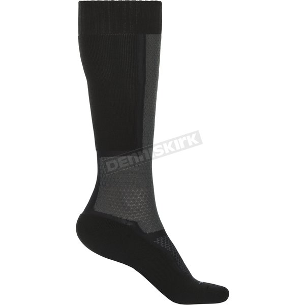 Black/Gray/White Thin MX Socks