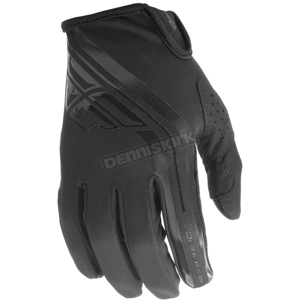 Black Windproof Lite Gloves