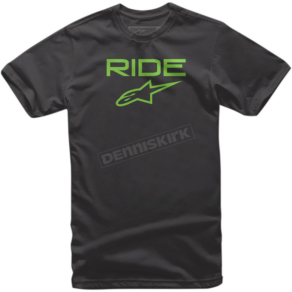 Black/Green Ride 2.0 T-Shirt 