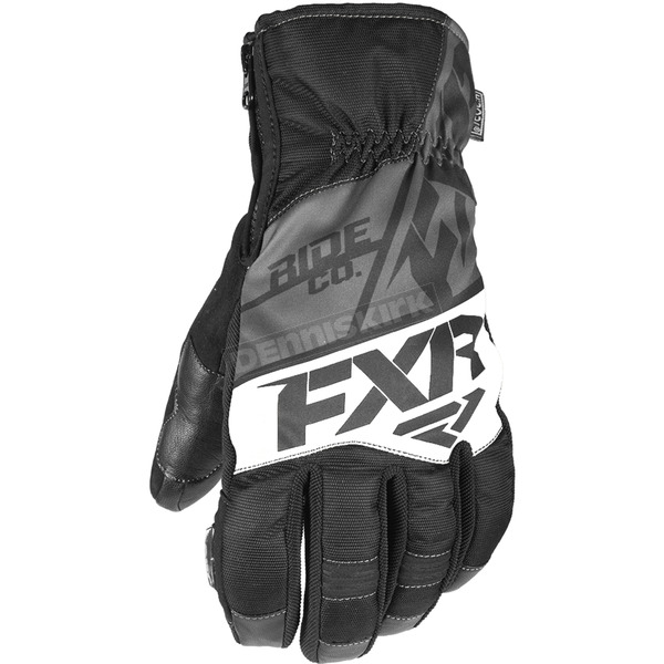 Black/Charcoal/White Fuel Short Cuff Gloves