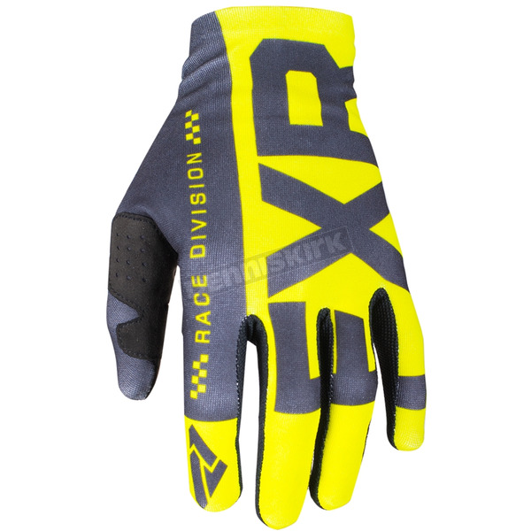 Hi-Vis/Black Slip-On Lite MX Gloves