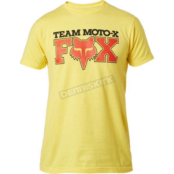 Yellow Team Moto X SS T-Shirt