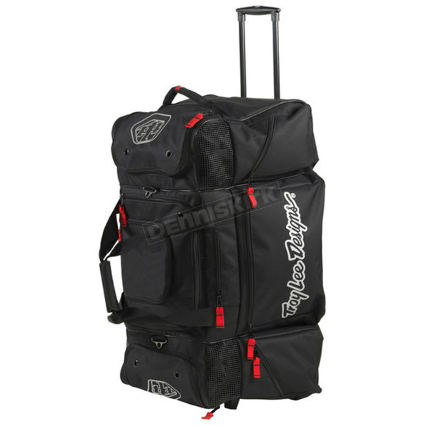 Black/White/Red Wheeled SE Gear Bag