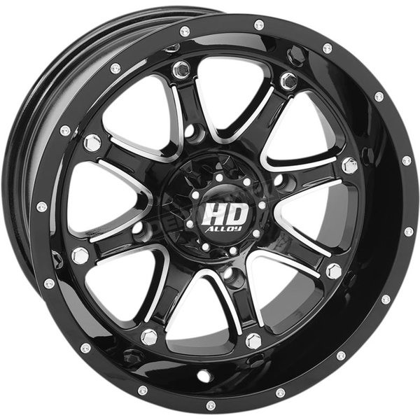 Machined Gloss Black HD4  Wheel
