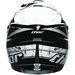 Black Quadrant Stripe Helmet
