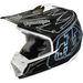 Carbon/White Pinstripe SE3 Helmet