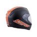 Black/Orange EXO-R410 Split Helmet