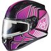 Black/Pink/White CL-17SN MC-8 Redline Helmet w/Frameless Electric Shield