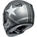 Gray/White Qwest Resolute TC-5 Helmet
