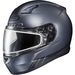Matte Anthracite CL-17SN Streamline MC-5F Snowmobile Helmet w/Dual Lens Shield