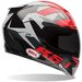 Red/Black/Gray RS-1 Topo Snow Camo Helmet