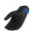 Black/Blue Compound Mesh Short Gloves