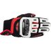 Black/White/Red GP-Air Leather Gloves