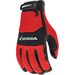 Red/Black Honda Crew Touch Gloves