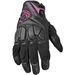 Womens Black/Pink Cat Out'a Hell Gloves